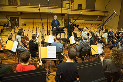 Wim Wenders with the Basque National Orchestra