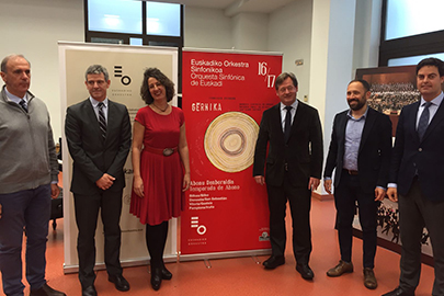La Orquesta Sinfónica de Euskadi recupera una selección de escenas de "Gernika" de Escudero