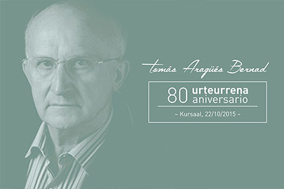 El jueves 22 de octubre, homenaje a Tomás Aragüés Bernad