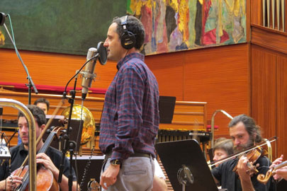 Jorge Drexler records with the Basque National Orchestra