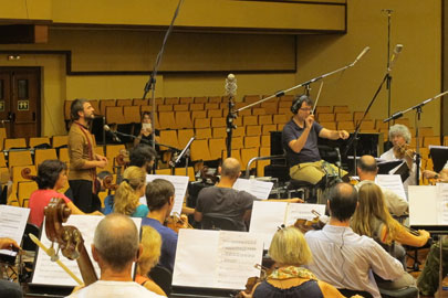 The Basque National Orchestra and Ken Zazpi together at Miramón