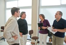 Iñaki Alberdi, José Ramón Encinar, Sofia Gubaidulina and Asier Polo