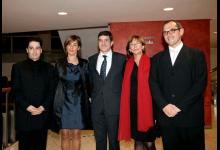 Autoridades tras el concierto