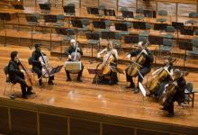 Sección de violoncellos de la Orquesta de Euskadi