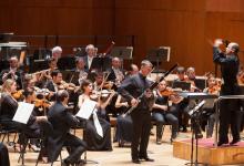 François Proud y la Orquesta de Euskadi, bajo la dirección de Guillermo García Calvo