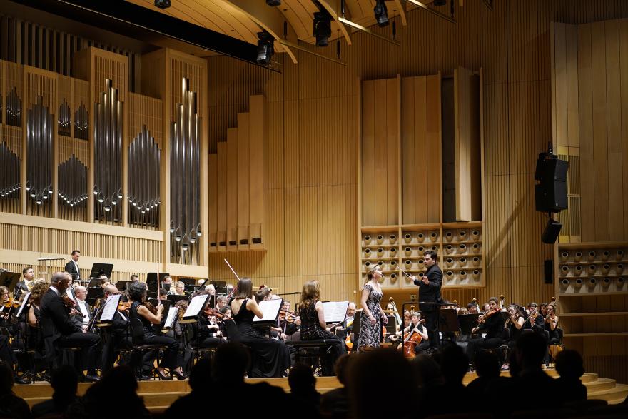 The Orchestra in Brucknerhaus, Linz