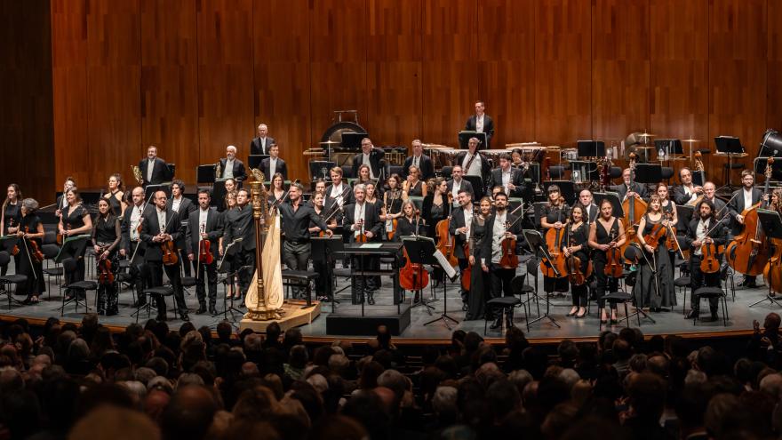 Euskadiko Orkestra en el Grosses Festspielhaus de Salzburgo (07/02/2024). © SKV / ebihara photography