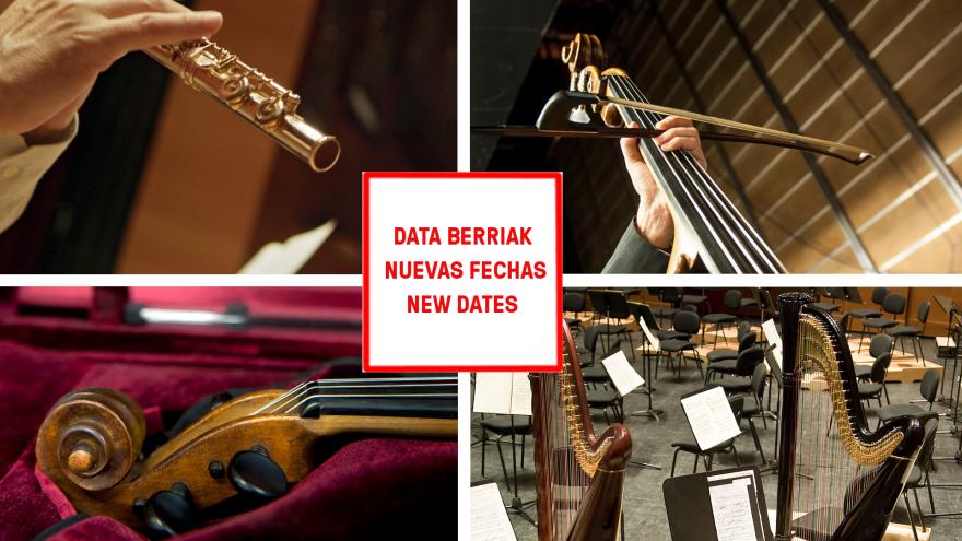 The Basque National Orchestra changes the dates of several auditions