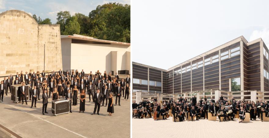 The Basque National Orchestra and the Orquestra Simfònica de Barcelona i Nacional de Catalunya.