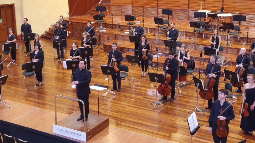 ETB2 emite este sábado a las 11:00 el primer concierto de ‘Euskadiko Orkestra Martxan!’