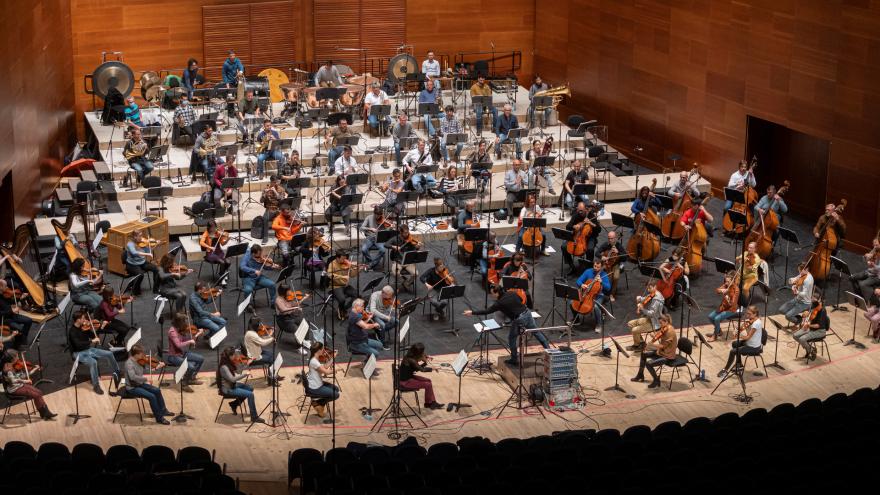 The Basque National Orchestra and Robert Trevino record together for the first time